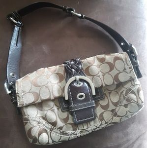 Authentic coach shoulder bag